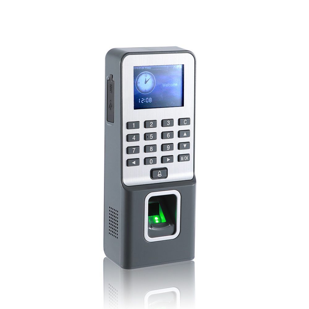 Cheapest Factory Optical Fingerprint Reader - Biometric Fingerprint MF 13.56MHz Smart Card Punching Door Access Control System with Attendance Machine (F09) – Granding