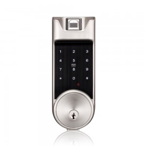 Outdoor American Deadbolt Fingerprint Sensor Biometric Bluetooth Door Lock With Touch Screen (AL40B)