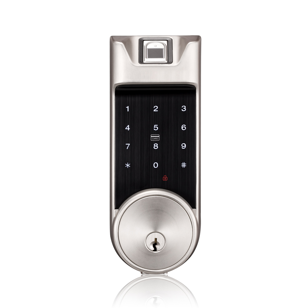 Low price for Bluetooth Door Lock With Ic Card And Password American Mortise - Outdoor American Deadbolt Fingerprint Sensor Biometric Bluetooth Door Lock With Touch Screen (AL40B) – Granding