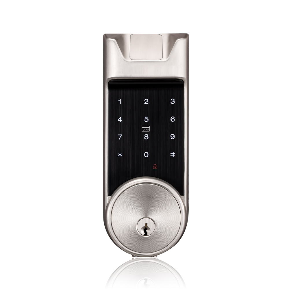 Wholesale Price China Smart Lock - Outdoor American deadbolt RFID 13.56MHZ IC card door lock with touch screen and Bluetooth (AL30B) – Granding