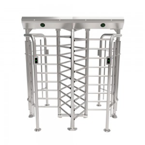 Full Height Double Door Turnstile with Fingerprint and RFID Access Control System (FHT2300D)