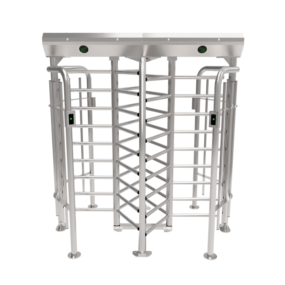 2019 Latest Design Barrier Turnstile With Temperature Detector - Full Height Double Door Turnstile with Fingerprint and RFID Access Control System (FHT2300D) – Granding