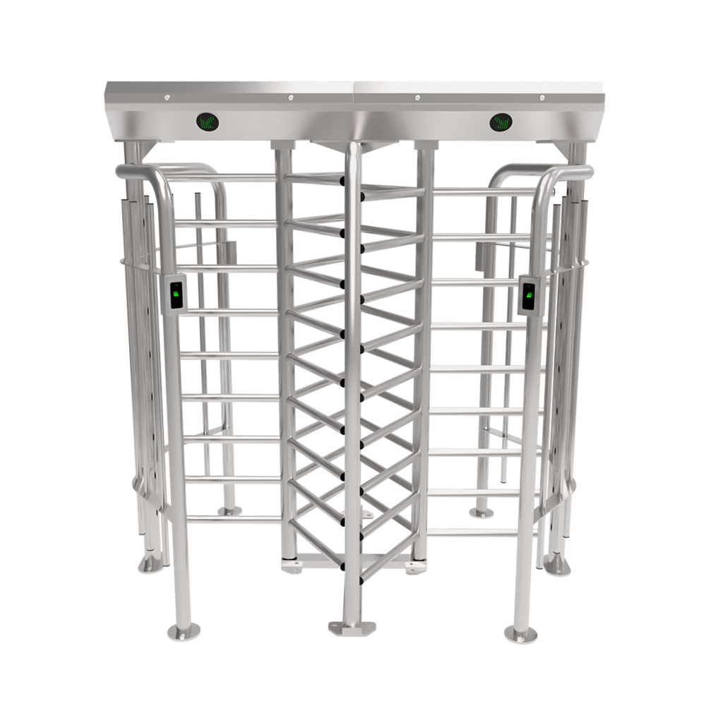 Well-designed Speedlane Swing Turnstile - Full Height Double Door Turnstile with Fingerprint and RFID Access Control System (FHT2300D) – Granding