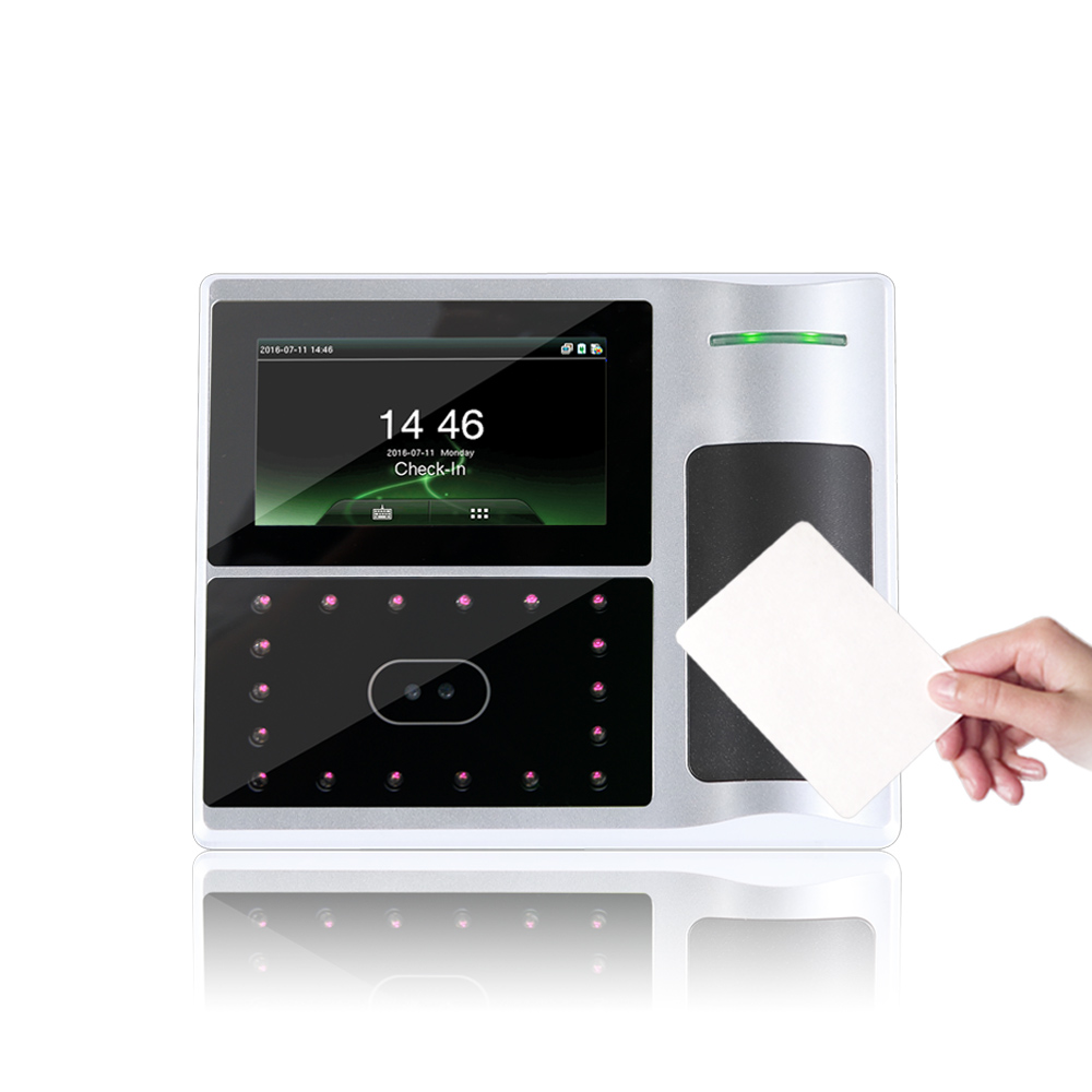 Renewable Design for Wireless Biometric Device - Face Recognition Time And Attendance With ID card reader and Built-in Li-battery – Granding