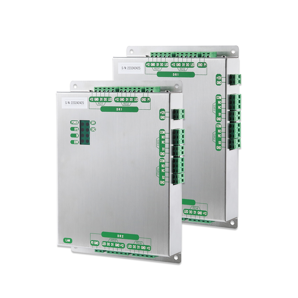 Cheap PriceList for Iris Scanner - Metal Housing TCPIP Two Doors Access Controller RFID Card Reader Access Control Panel (C2-Smart) – Granding
