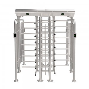 Biometric ຄວາມສູງເຕັມ Turnstile ມີປະຕູສອງ (ຊຸດ FHT2400D)
