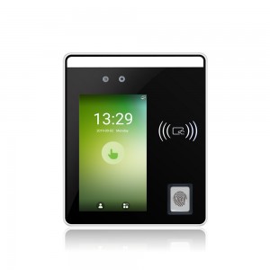 5 inch Touch Screen Visible Light Facial Recognition Terminal with Fingerprint Reader (Speedface- H5)
