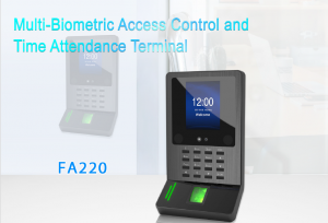 (FA220) Multi-Biometric Face and Fingerprint Access Control And Time Attendance With Built-in WIFI communication