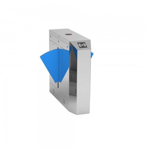 Torniquete automático de la barrera de la alta seguridad de la puerta de la barrera de la aleta FB200 con el lector de tarjetas RFID para la entrada del metro