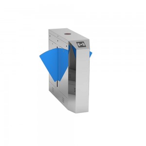 FB200 Automatic Flap Barrier Gate High Security Barrier Turnstile with RFID Card Reader For Subway Entrance