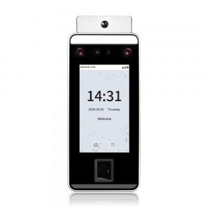 (FacePro1-TD) Feberregistrering Dynamisk SpeedFace Ansigtsadgangskontrol med maskeret registrering