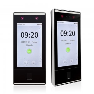 Big Capacity 50000 faces and 50000 fingerprints Visible Light Facial Recognition Time Clocks Attendance System (FacePro7 Plus)