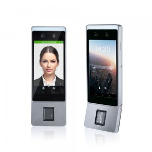 Android Face ลายนิ้วมือการจดจำบัตร RFID ด้วย WiFi 4G และ GPS Horus E1-FA / FP / ID