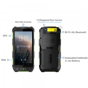 Horus H1 Android 10.0 System Waterproof Facial Recognition Fingerprint Time Clock With large capacity 50000 faces and Backup Battery