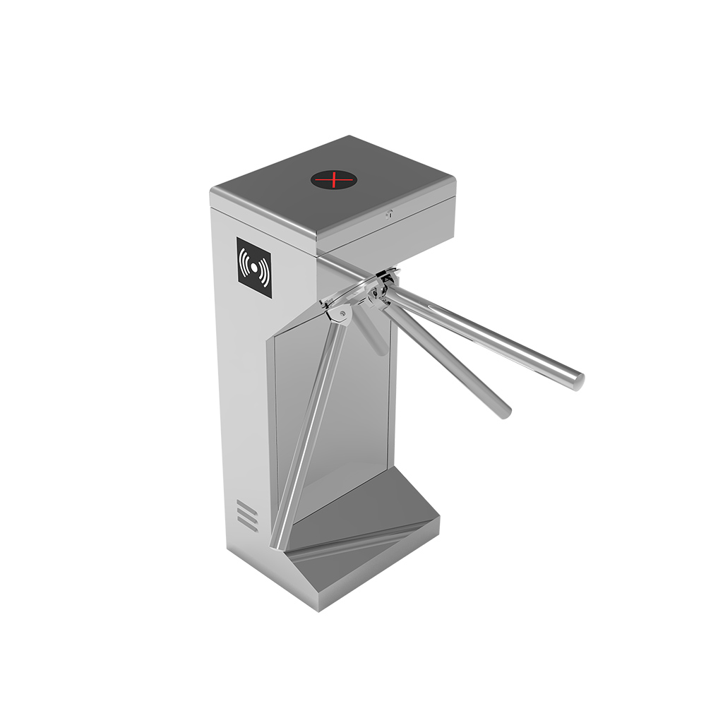 (TR100) Security Facial Access Control Fingerprint RS485 Communication Interface Stainless Steel Barrier Gate Automatic Tripod Turnstile Featured Image
