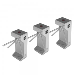 (TR100) Security Facial Access Control Fingerprint RS485 Communication Interface Stainless Steel Barrier Gate Automatic Tripod Turnstile