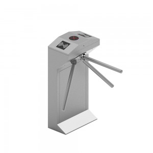 Leejtőkaros állványos forgóajtó opcionális biometrikus arcfelismerő beléptető rendszerrel (TR120)