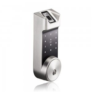 Outdoor American Deadbolt Fingerprint Sensor Biometric Bluetooth Door Lock With Touch Screen (AL40B)