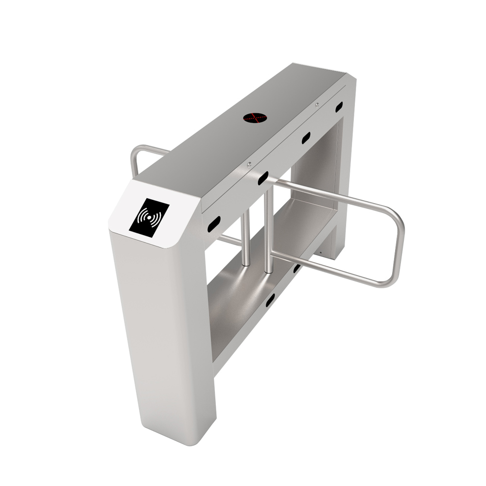 Manufacturing Companies for Turnstile Barcode Reader - Swing Barrier Turnstile With Two Barriers For Additional Lane Designed For High-traffic Volume (SBTL3200) – Granding