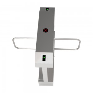 Елегантна рентабилна система за контрол на входа Турникет с люлееща се бариера с LCD дисплей за допълнителна лента (SBTL2200)