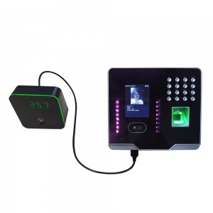 Facial Recognition Fingerprint Time Attendance System with Temperature Detector (FA210+TDM01)